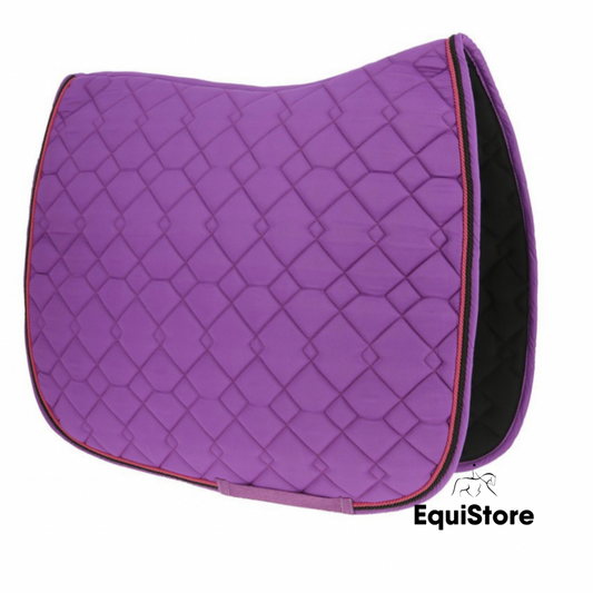 Equitheme Double Rope Saddle Pad - Dressage Purple/Pink