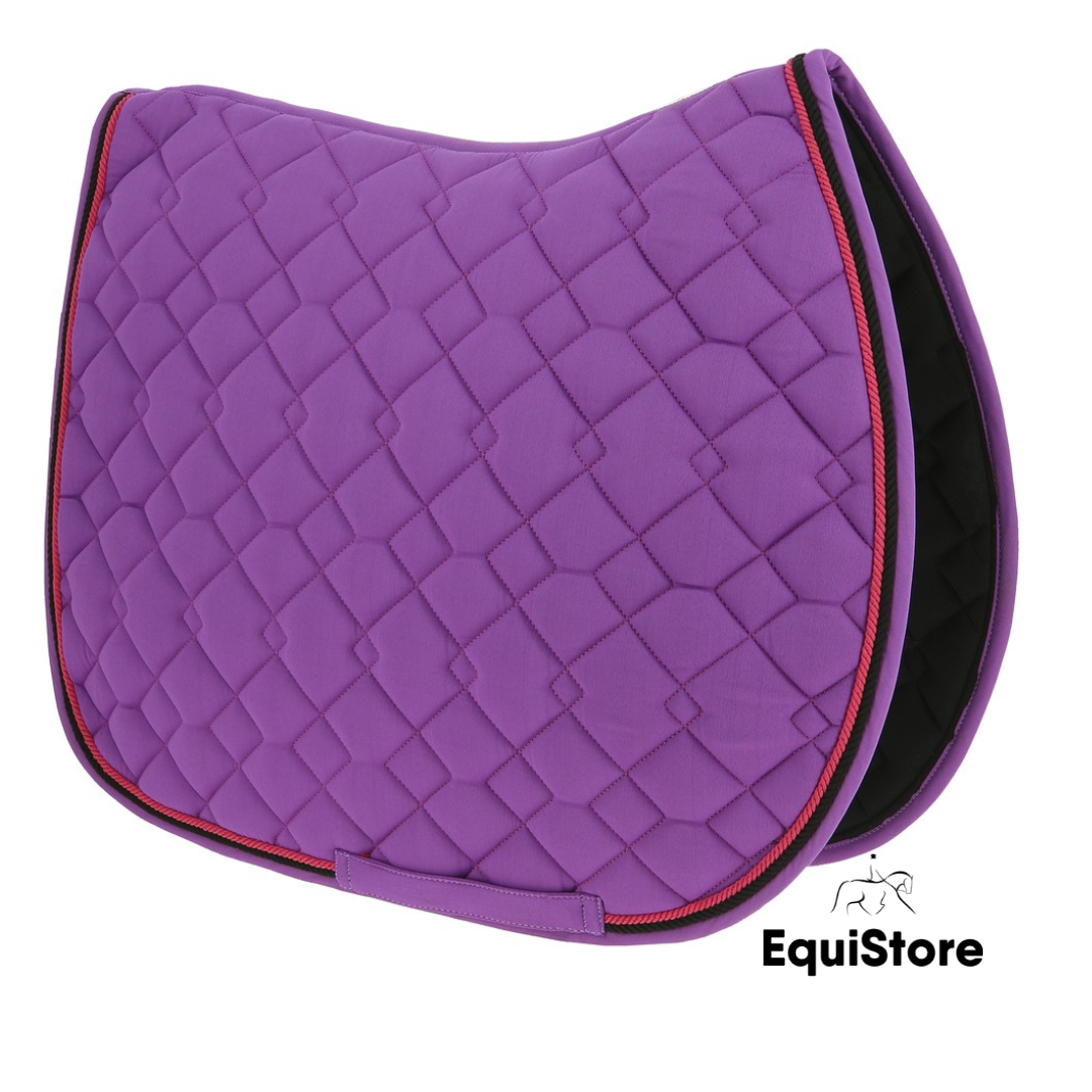 Equitheme Double Rope Saddle Pad - GP Purple/Pink