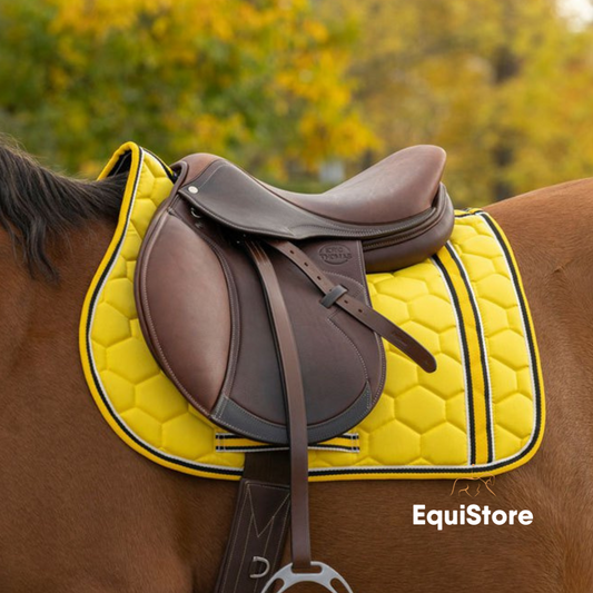 Equitheme Ligne Saddle Pad - GP Yellow