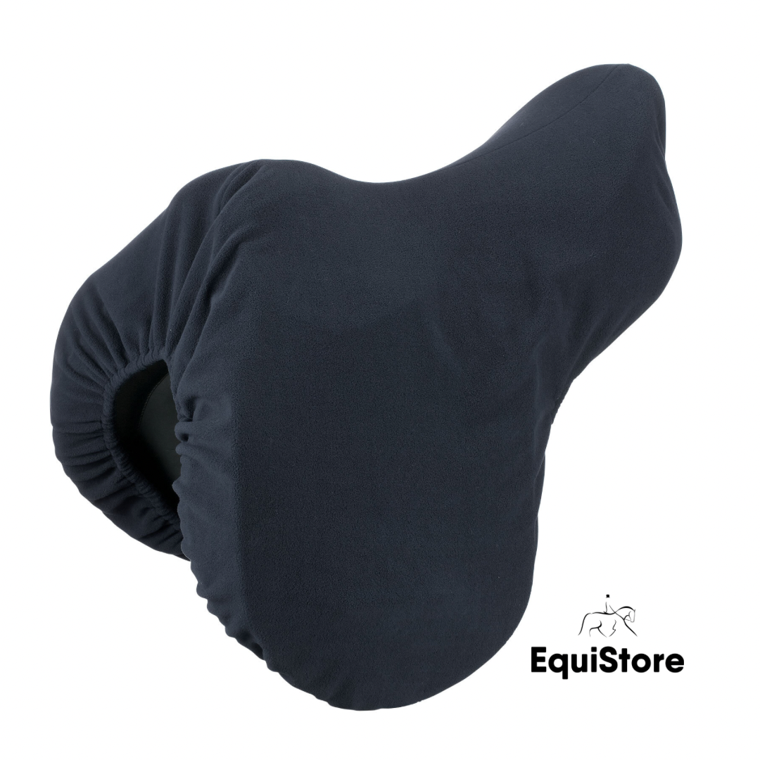 Equitheme Polar Fleece Saddle Cover In black