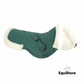 Equitheme “Pro Air” Back Pad is a faux sheepskin lined half pad for horses in dark green