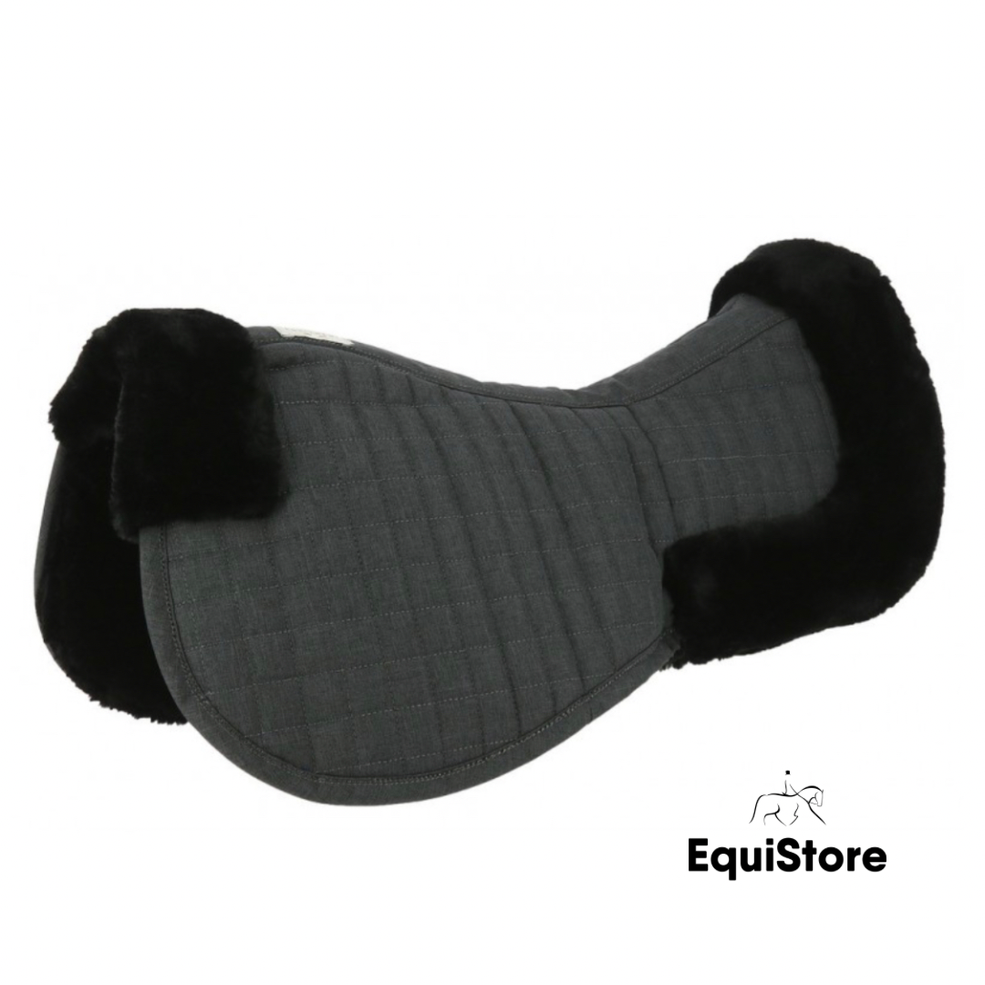Equitheme “Teddy” Back Pad, a faux sheepskin half pad for horses