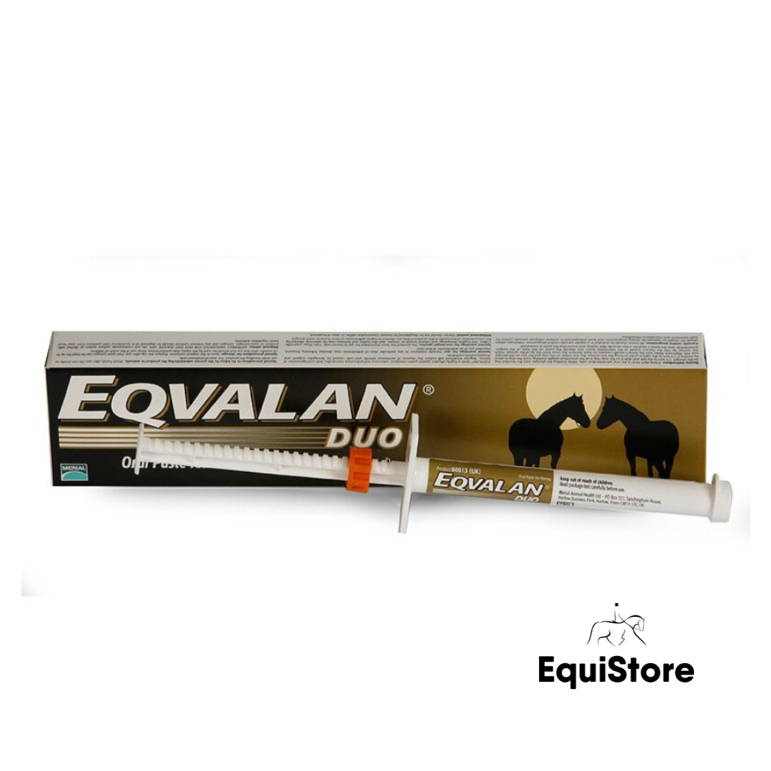 Eqvalan Duo Oral Paste a worming dose for horses