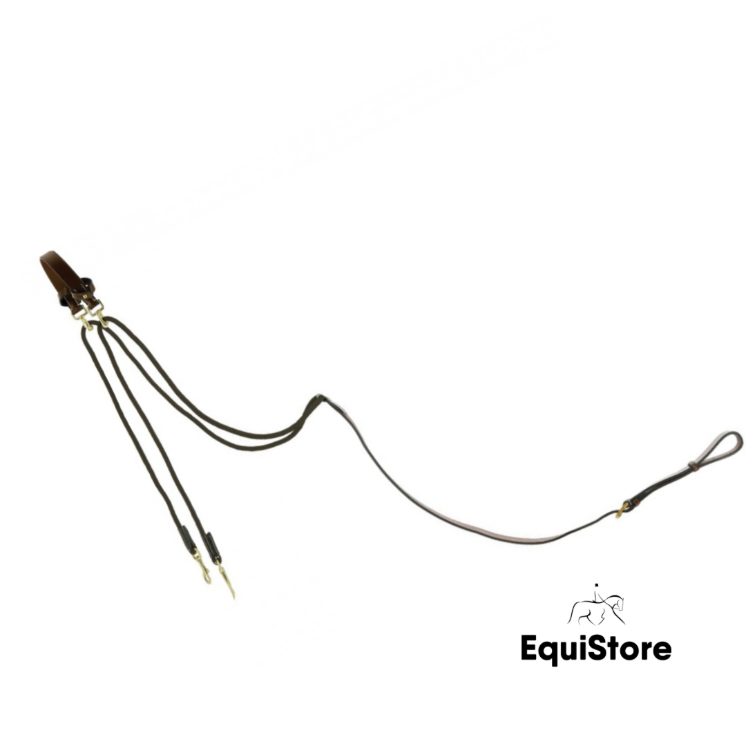 The Eric Thomas Pro Chambon is a horse training aid.
