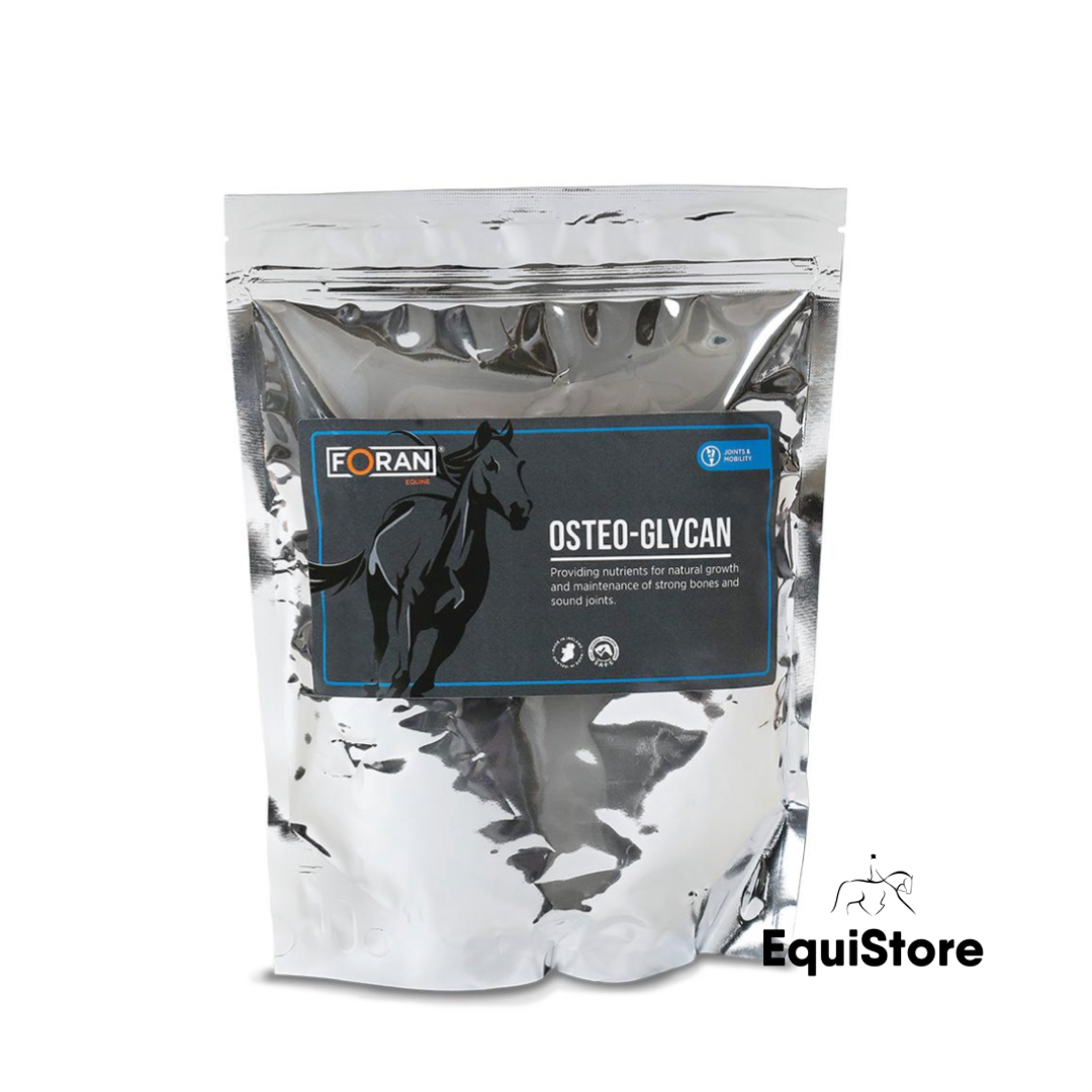 Foran Osteo-Glycan is a horse supplement for animals going through a rapid period of growth.