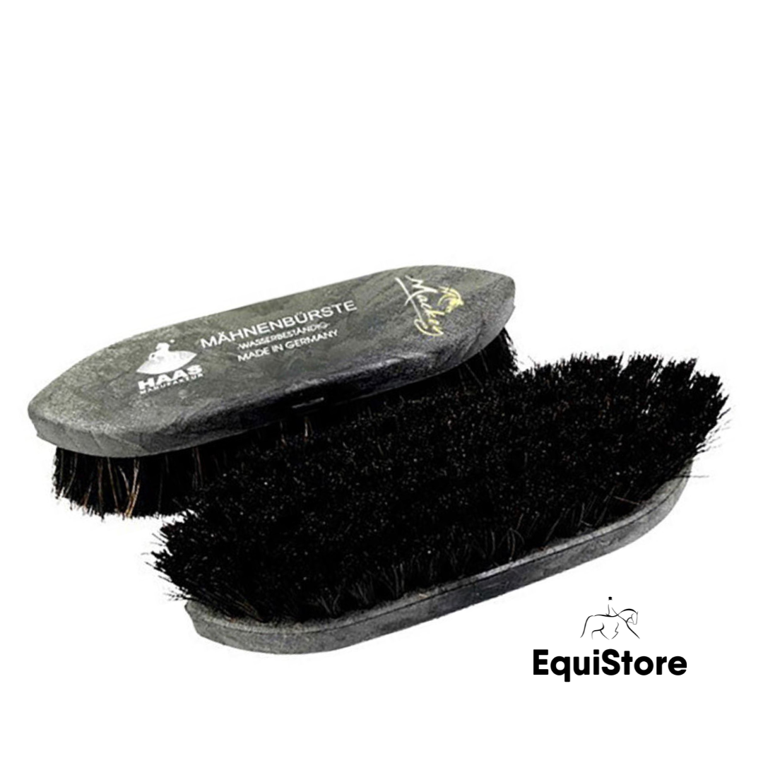 Haas Black KoKo Brush is a premium dandy brush for your horse. 