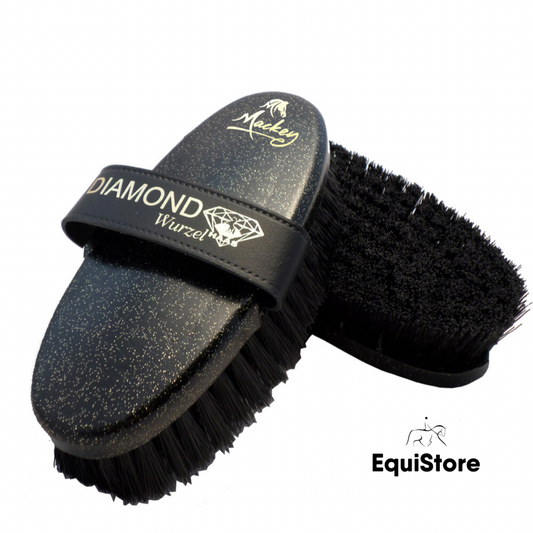 Haas Diamond Wurzel Brush for grooming horses and ponies