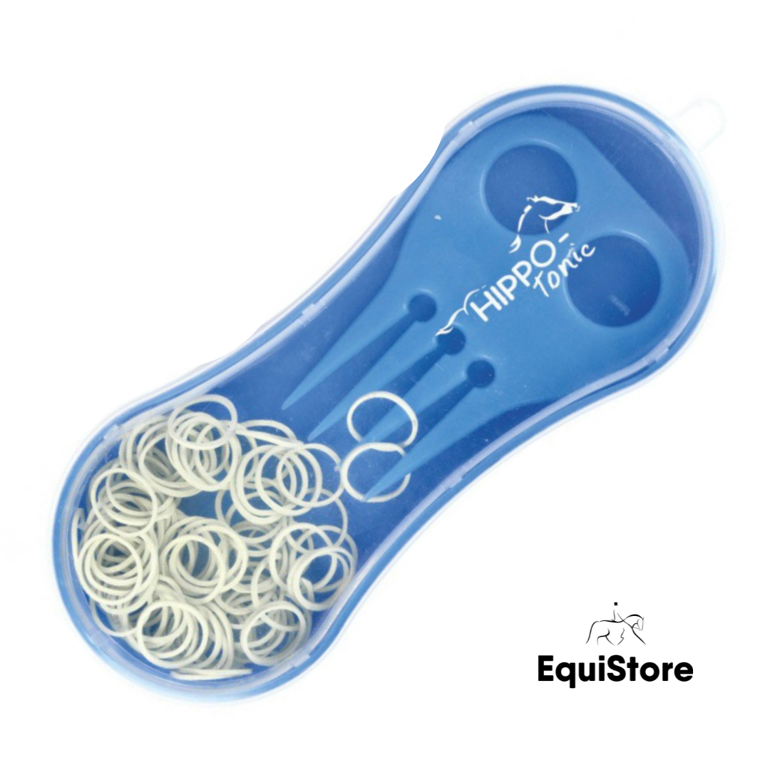 Hippotonic horse Braiding Brush in blue