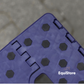 Hippotonic Folding Step Stool and mounting block in purple and black