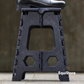 Hippotonic Folding Step Stool and mounting block in black and grey