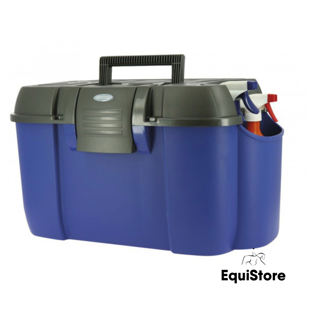 Hippotonic Koala Tack Box, grooming box in navy and black