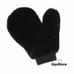 Hippotonic “Teddy” Grooming Mitt, a synthetic sheepskin grooming mitt for your horse.