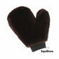 Hippotonic “Teddy” Grooming Mitt, a synthetic sheepskin grooming mitt for your horse.