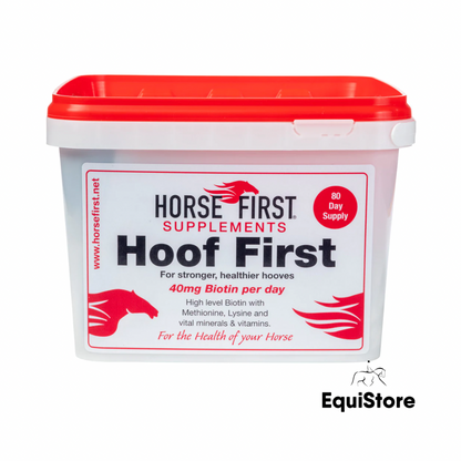Horse First Hoof First a hoof supplement for horses in 2kg tub