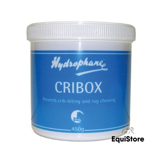 Hydrophane Cribox to stop your horse from crib biting or chewing their stable door. 