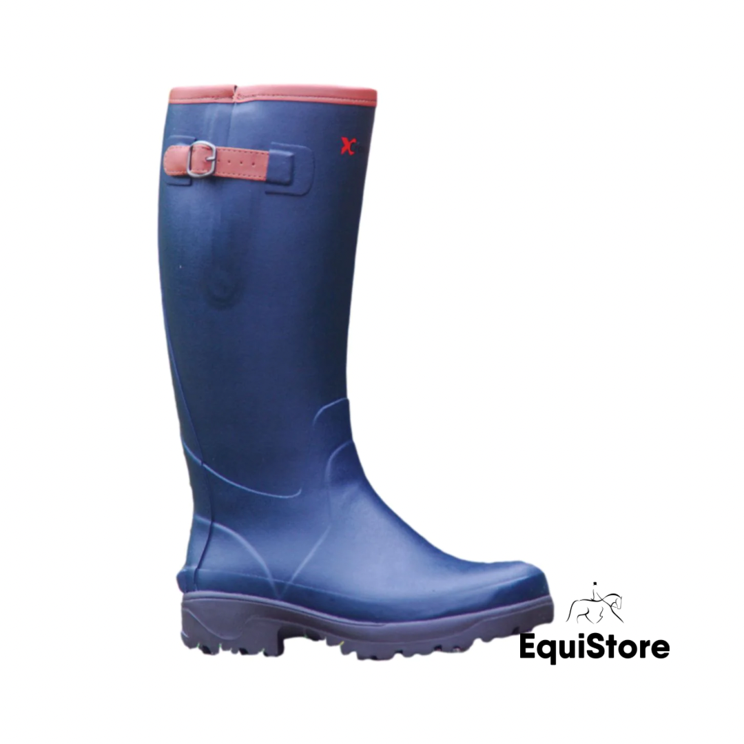 Kodiak Crosslander Wellington Boots in marine blue