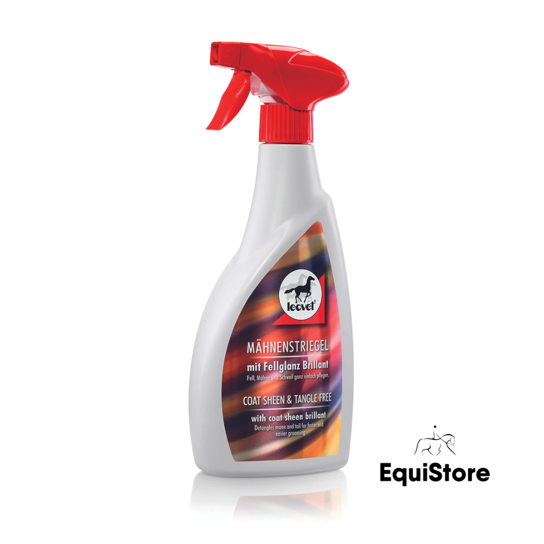 Leovet Coat Sheen & Tangle Free for your horses mane and tail.