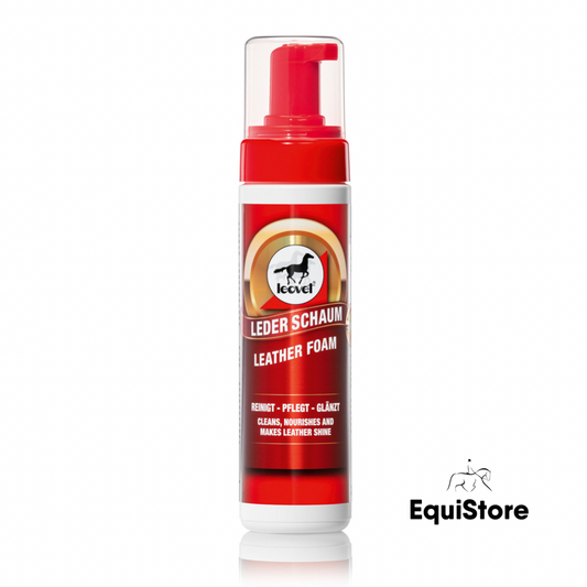 Leovet Leather Foam for cleaning your horses tack.