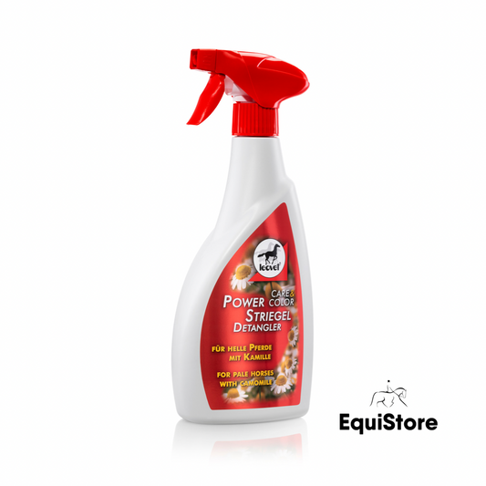 Leovet power Detangler for horses with pale coloured hair.
