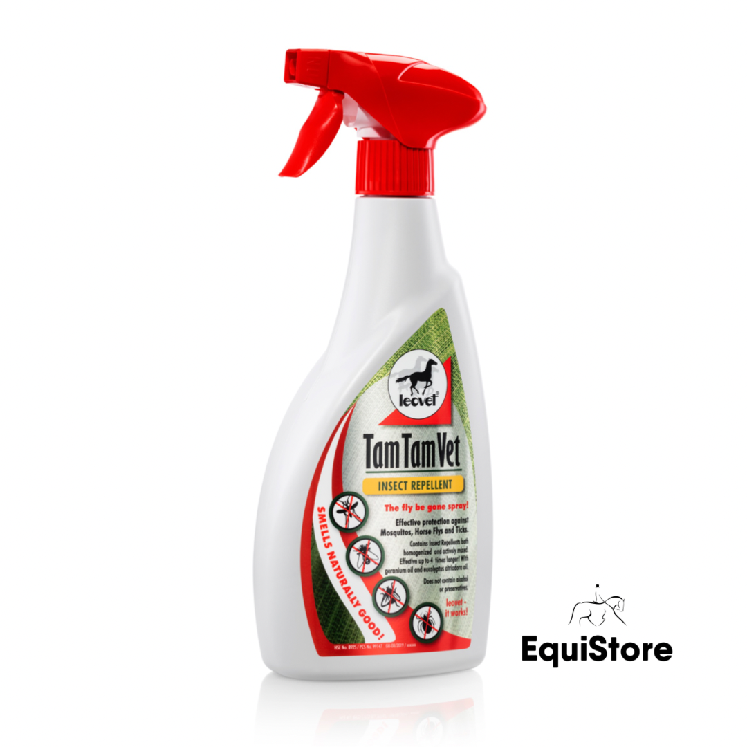 Leovet Tam Tam Vet Fly Be Gone Spray for protecting horses and ponies from flies and flying insects.