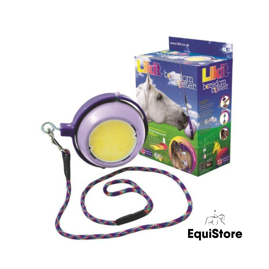 Likit Boredom Buster a horse treat toy