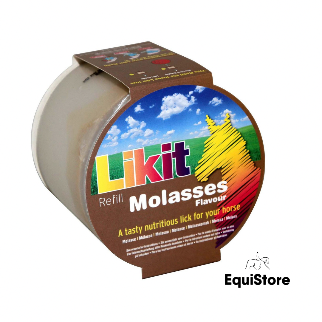 Likit Refills 650g, treat licks for your horse available in molasses flavour