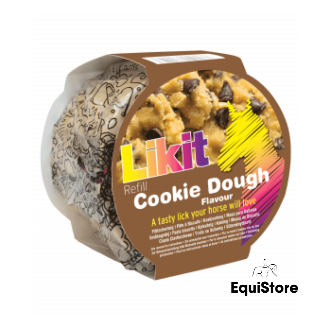 Likit Refills 650g, treat licks for your horse available in a cookie dough flavour
