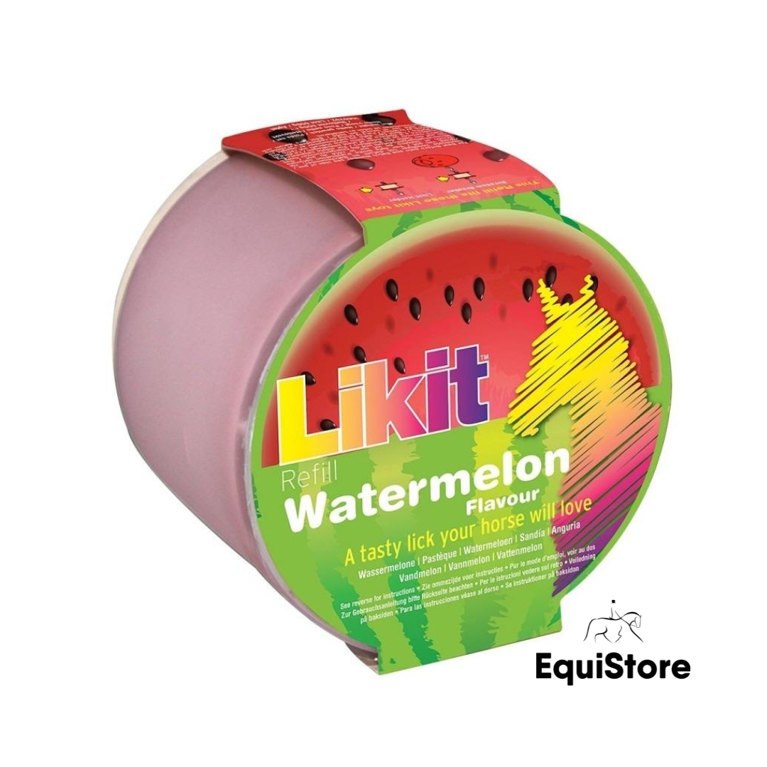 Likit Refills 650g, treat licks for your horse available in watermelon flavour