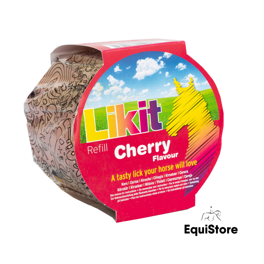 Likit Refills 650g, treat licks for your horse available in cherry flavour