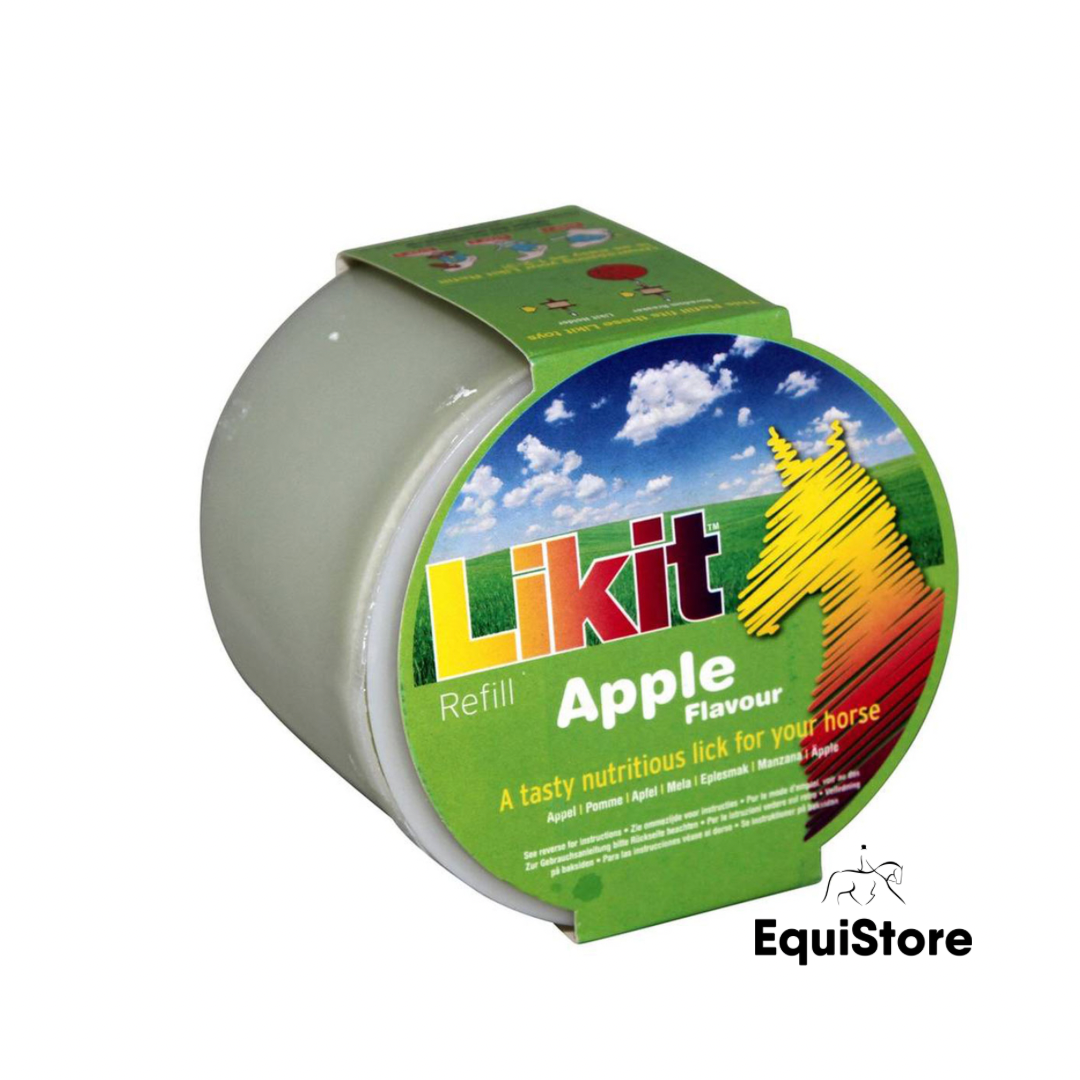 Likit Refills 650g, treat licks for your horse available in apple flavour