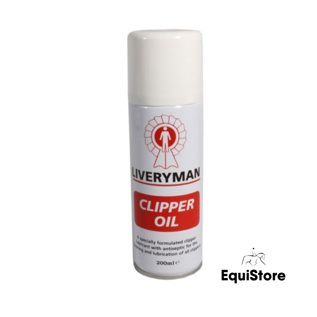 Liveryman Clipper Oil Spray for clipping horses
