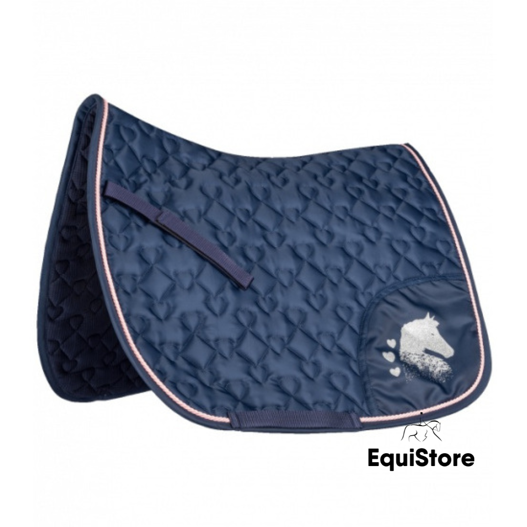 lucky Hearts Pony Saddle Pad for your special pony. 