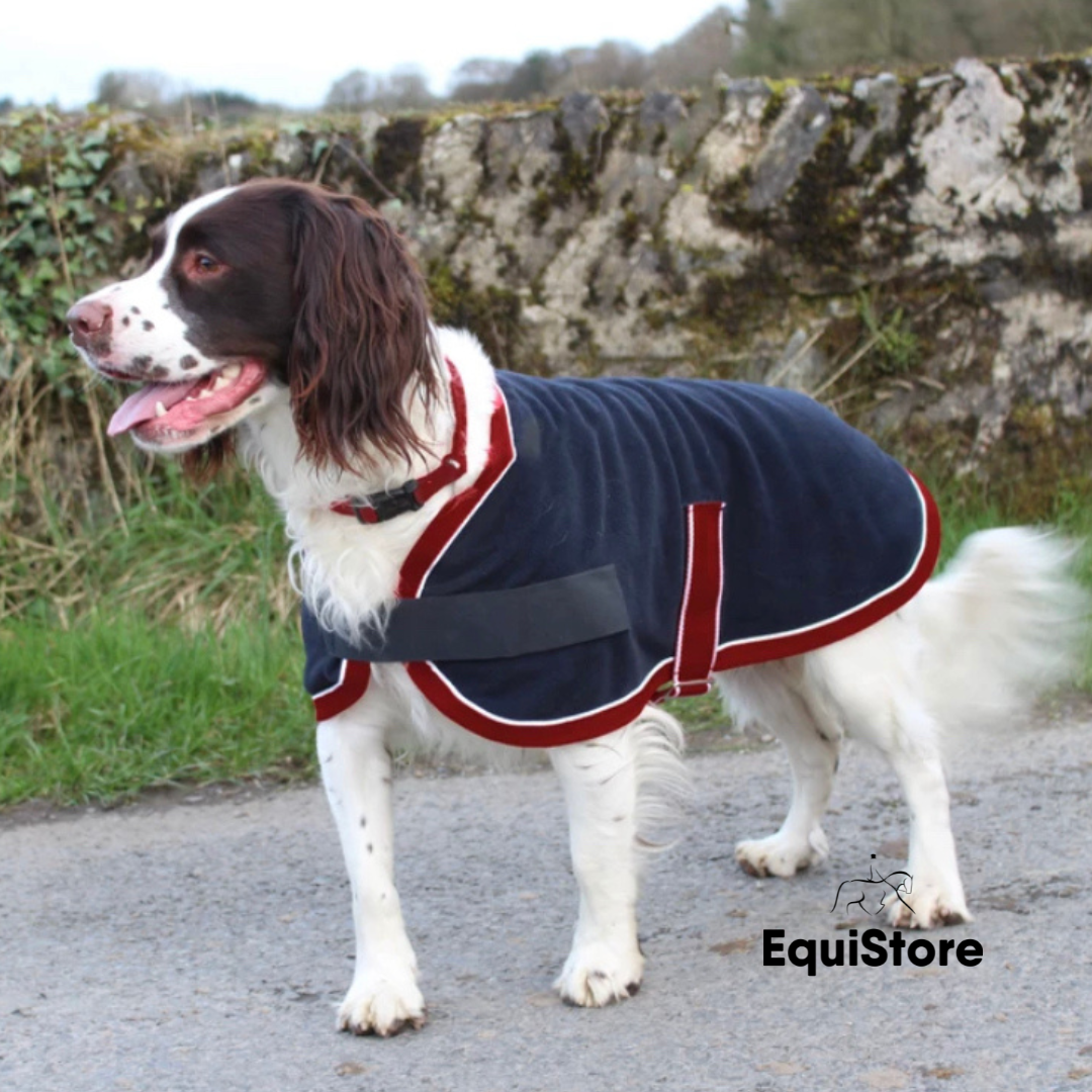 Mackey Buddy Fleece Dog Rug, a cosy and simple dog coat.
