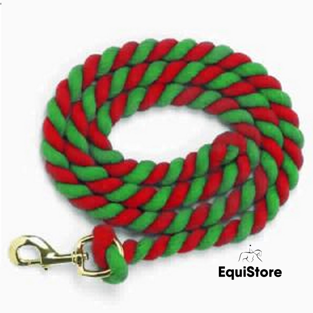 Mackey EquiSential Leadrope with Brass Trigger in assorted colours. Ideal for your horse or pony.