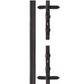 Mackey Legend Rubber Grip Reins in black