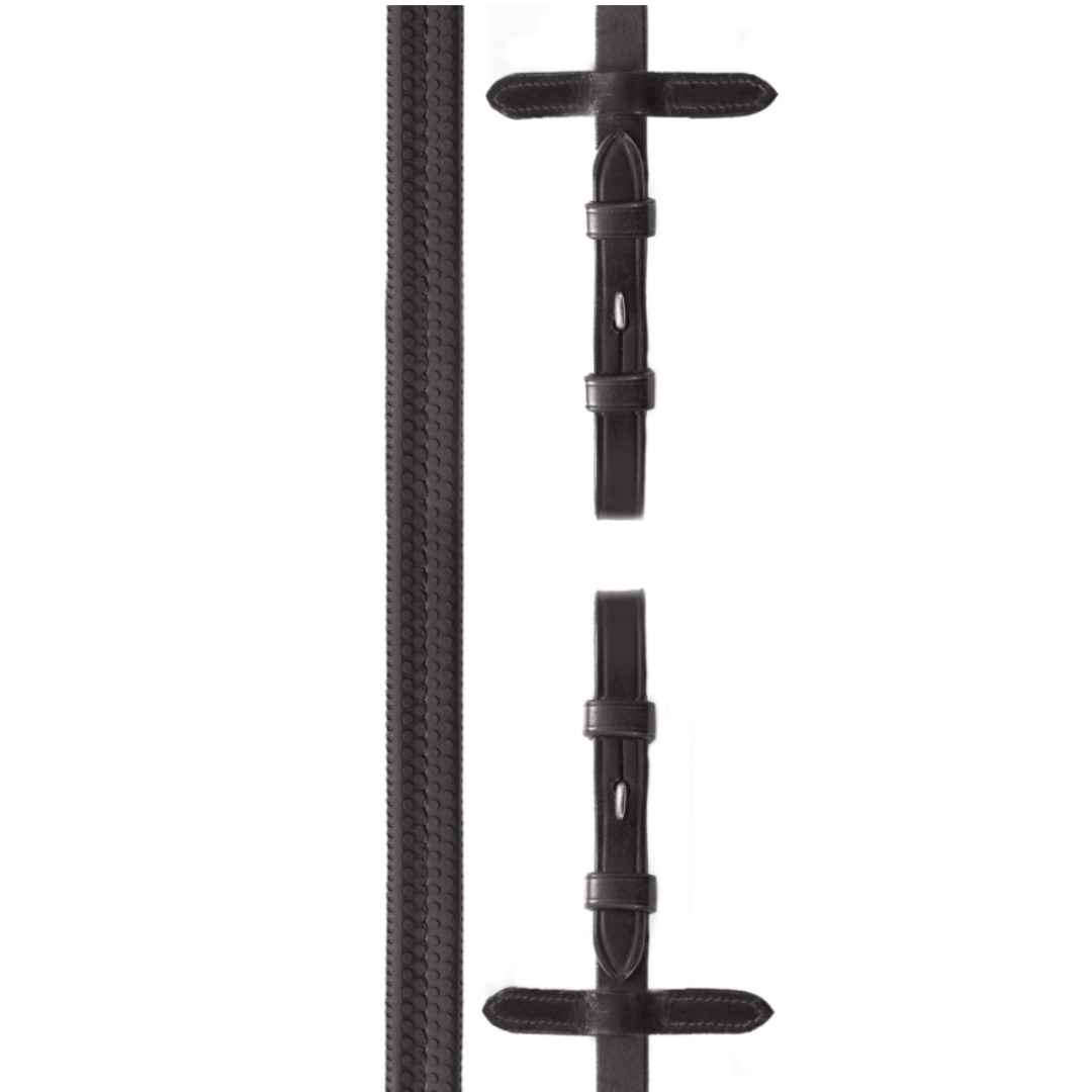 Mackey Legend Rubber Grip Reins in black