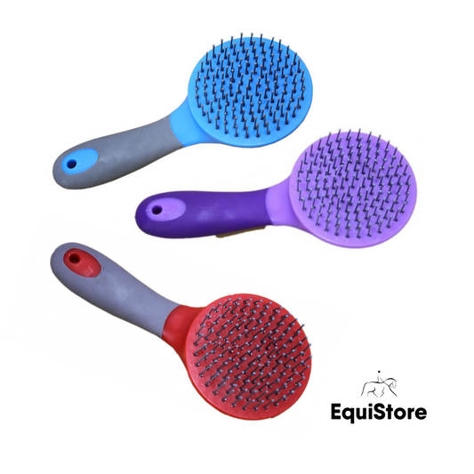 Mackey Equestrian mane and tail brush for grooming horses and ponies. 