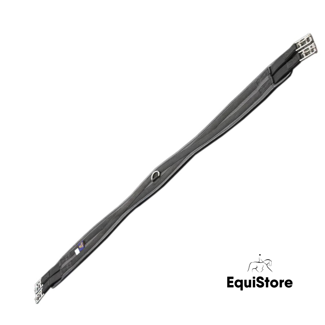 Waffle Atherstone Elasticated Girth in Black