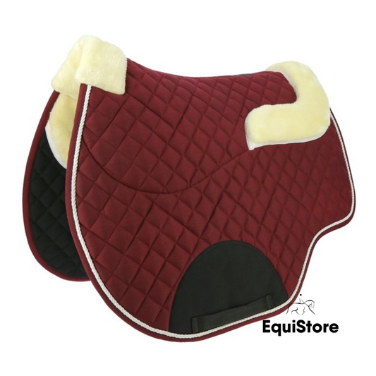 Norton Comfort Saddle Pad - Burgundy