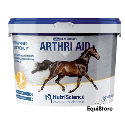 NutriScience Arthri Aid Powder is a mobility supplement for horses with stiffness and arthritic conditions.