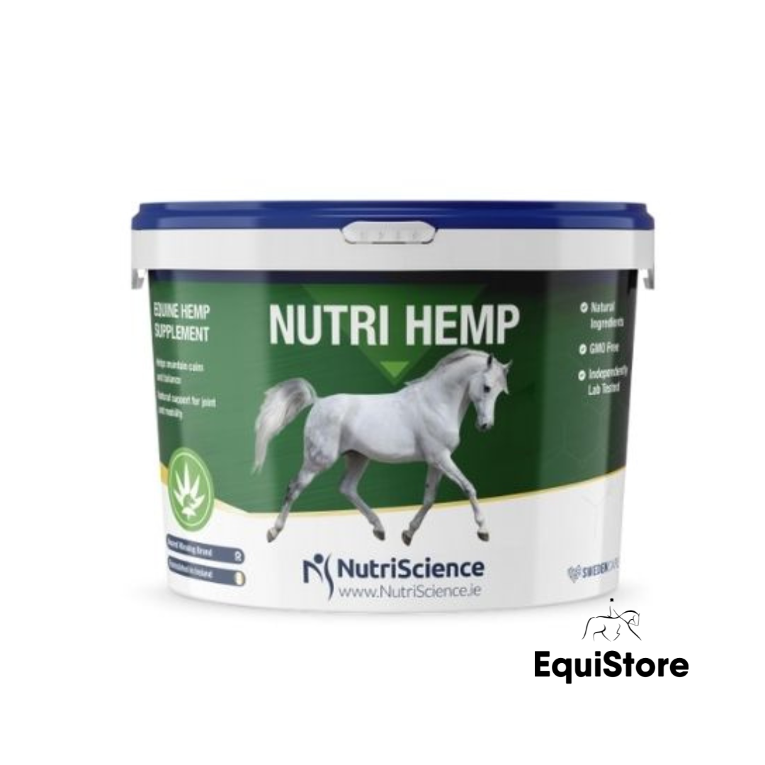 NutriScience Nutri Hemp a supplement for horses.