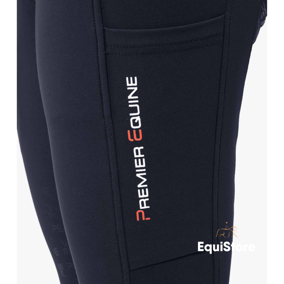 Premier Equine Alexa Ladies Riding Jodhpur Tights in Navy