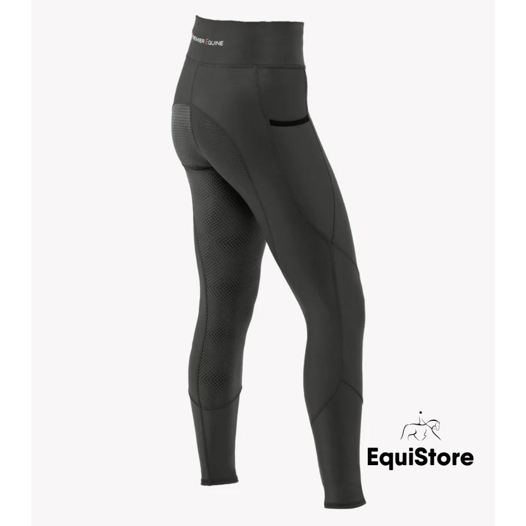 Premier Equine Alexa Ladies Riding Jodhpur Tights in Anthracite