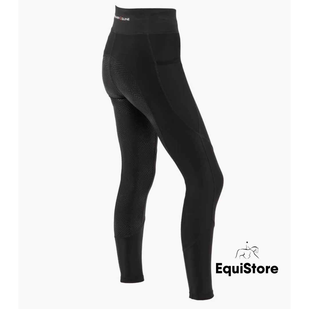 Premier Equine Alexa Ladies Riding Jodhpur Tights in Black
