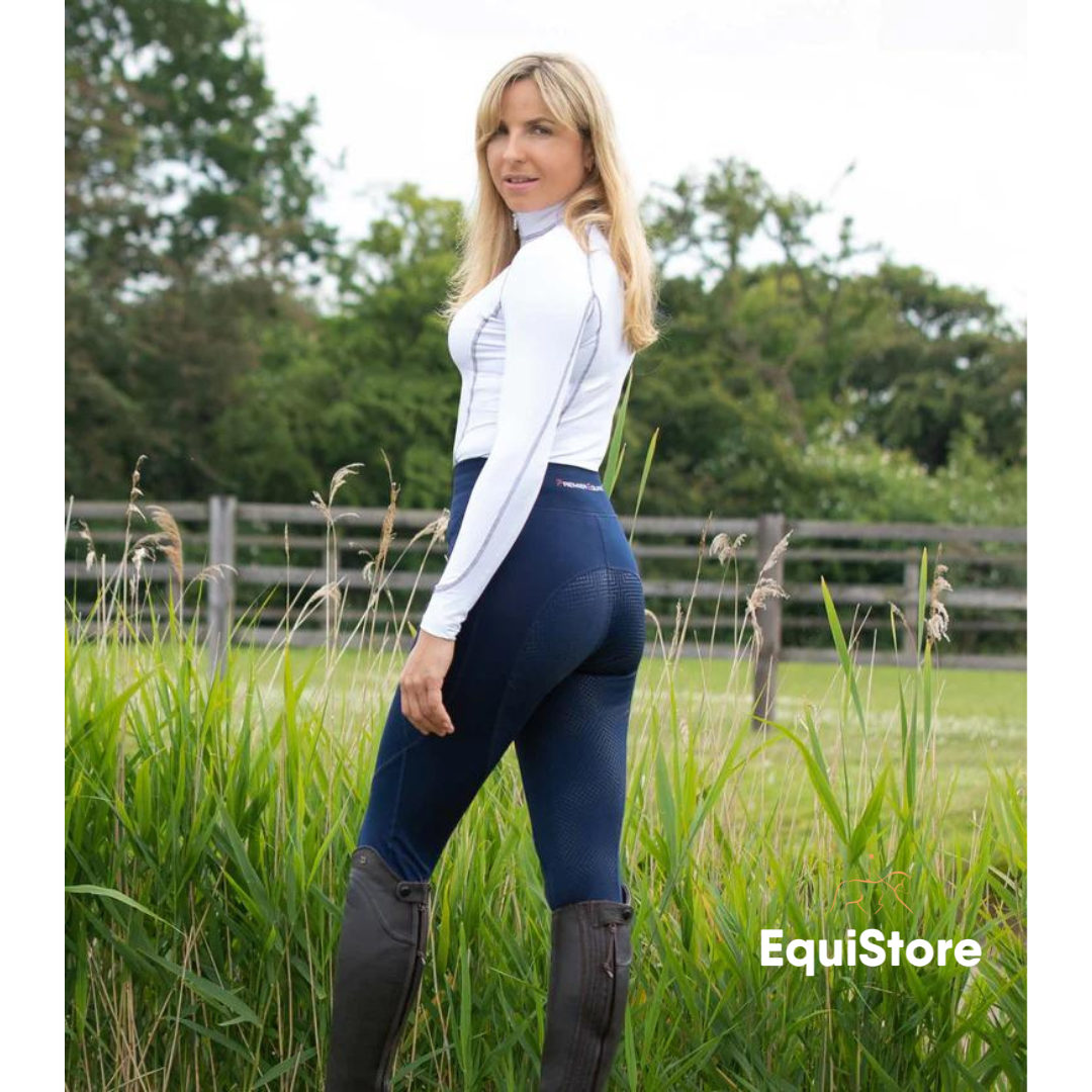 Premier Equine Alexa Ladies Riding Jodhpur Tights in Navy