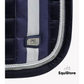 Premier Equine Azzure Anti-Slip Satin GP/ Jump Square saddle pad in Navy