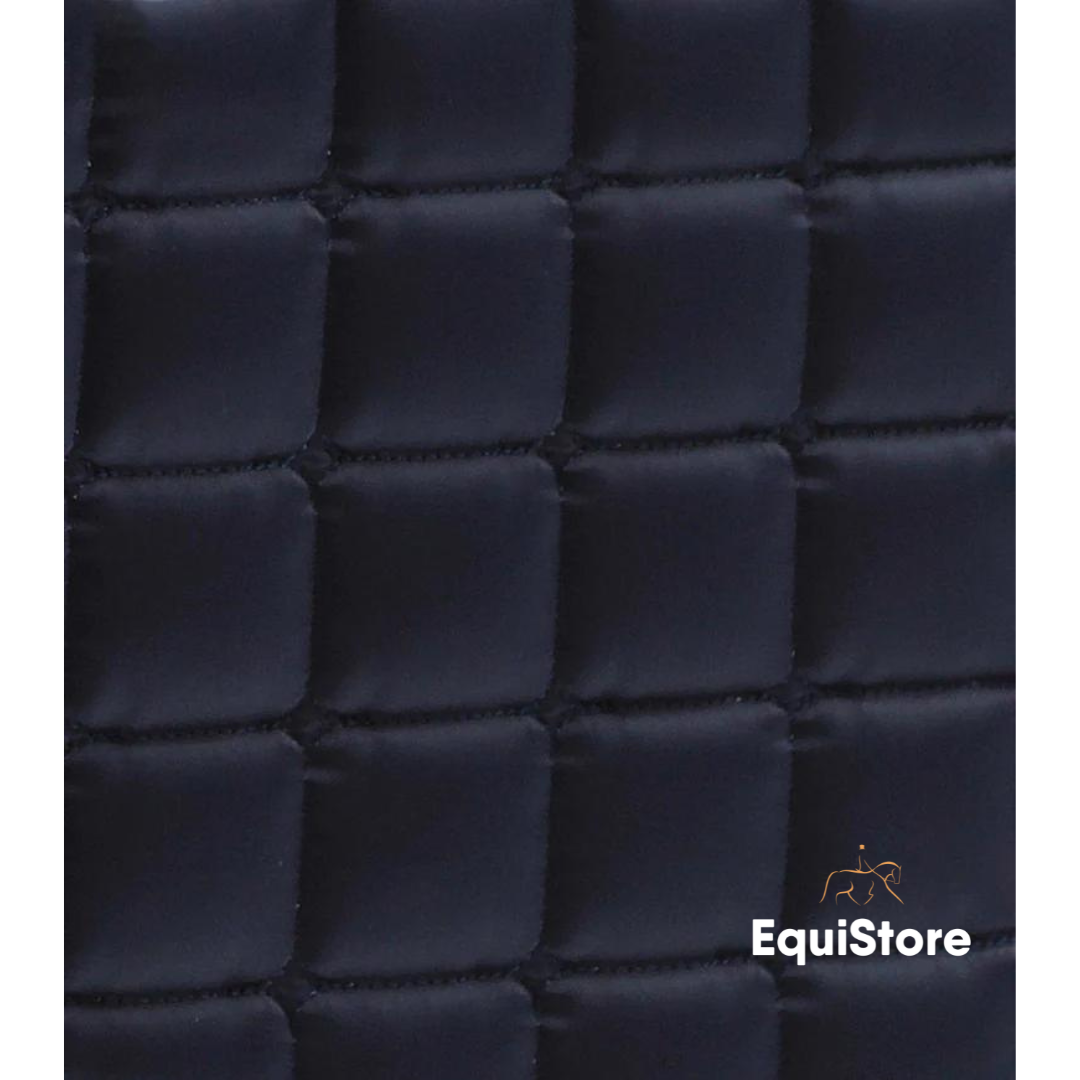 Premier Equine Azzure Anti-Slip Satin GP/ Jump Square saddle pad in Navy