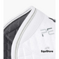 Premier Equine Azzure Anti-Slip Satin GP/ Jump Square saddle pad in white