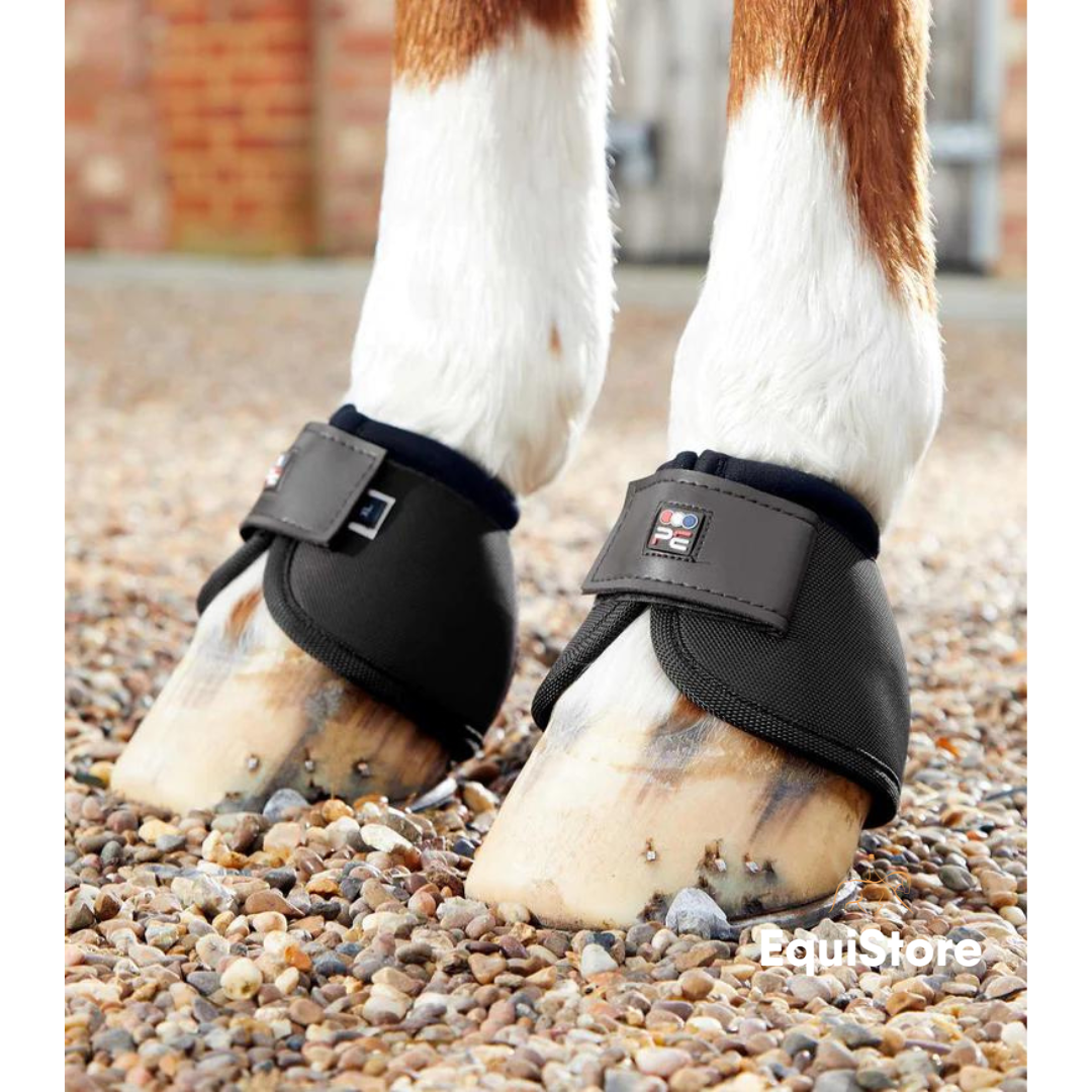 Premier Equine Ballistic No-Turn Over Reach Boots in black
