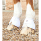 Premier Equine Ballistic No-Turn Over Reach Boots in white